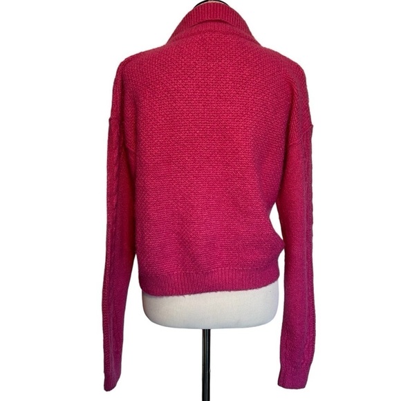 Pink free people cozy sweater in size large. - Picture 2 of 16
